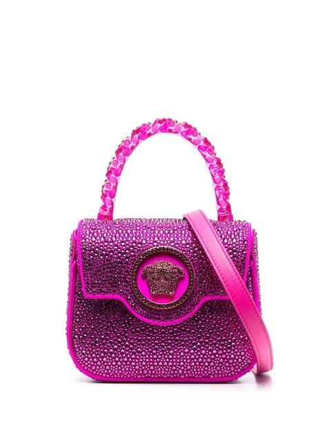 versace crystal la medusa mini bag|Versace Medusa bag sale.